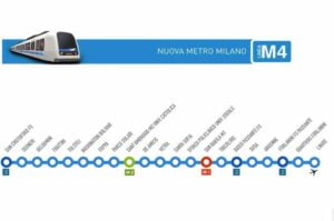 《Linea M4 - Metro Milano Linea Blu》 Fermate - Orari ️